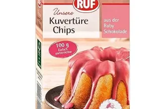 RUF Ruby Kuvertüre-Chips Rosa Schokolade (1x100g) ab 2,54 € inkl. Prime-Versand (statt 3,58 €)