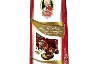 Reber Mozart-Schokis Mini-Pralinés Zartbitter-Schokolade Sahne-Trüffel Pistazien-Marzipan 4 x 100 g für 10,49 € inkl. Prime-Versand (statt 14,40 €)