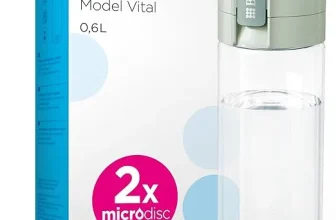 BRITA Wasserfilter Flasche Model Vital hellgrün (600ml) inkl 2 MicroDisc Filter – Praktische Trinkflasche mit Wasserfilter für unterwegs für 5,98 € inkl. Prime-Versand (statt 11,90 €)