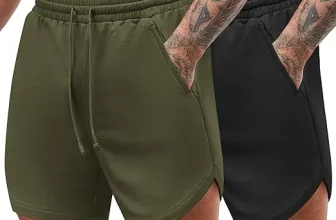 COOFANDY Herren Sommer Shorts 2er Pack (4 Farbkombinationen, Gr. S bis 3XL) für 10,49 € inkl. Prime-Versand (statt 28,89 €)