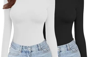 Ekouaer Damen Rundhals Langarmshirt 2 Pack (6 Farbkombinationen, Gr. XS bis XXL) für 14,99 € inkl. Prime-Versand (statt 29,99 €)