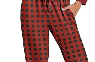 Ekouaer Damen Schlafanzug Lang (5 Farben, Gr. S bis XXL) für 20,99 € inkl. Prime-Versand