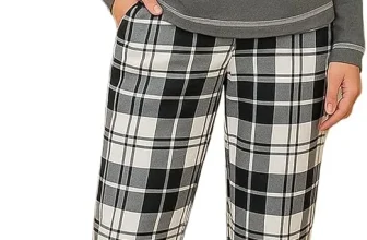 Ekouaer Damen Schlafanzug Lang Weich (5 Farben, Gr. S bis XXL) für 18,59 € inkl. Prime-Versand (statt 30,99 €)