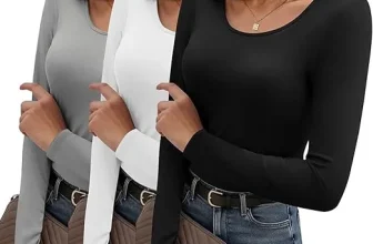 Ekouaer Damen Langarmshirt 3er Pack (5 Farben, Gr. XS bis XXL) für 13,99 € inkl. Prime-Versand (statt 27,99 €)