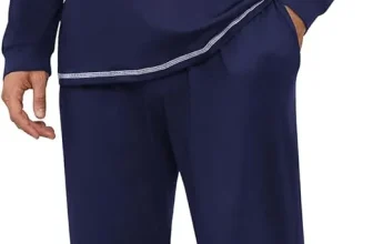 Ekouaer Herren Schlafanzug Lang (6 Farben, Gr. XS bis 3XL) für 21,59 € inkl. Prime-Versand