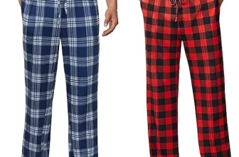 Ekouaer Herren Schlafanzughose Lang 2er Pack (5 Farben, Gr. S bis XXL) für 17,39 € inkl. Prime-Versand (statt 28,99 €)