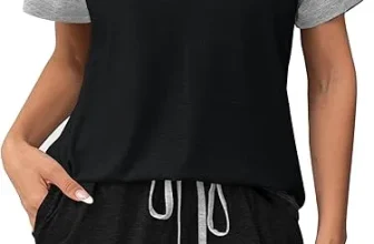 Ekouaer Sommer Pyjama Set (8 Farben, Gr. S bis XXL) für 9,99 € inkl. Prime-Versand (statt 19,99 €)