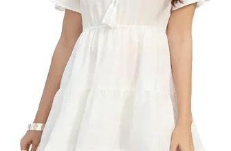 Hotouch Damen Sommerkleid mit Rundhals (4 Farben, Gr. S bis XL) für 17,39 € inkl. Prime-Versand (statt 28,99 €)