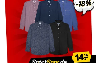 Lambretta Denim Herren Langarm Hemd (5 Farben, Gr. S bis 2XL) für 19,09 € inkl. Versand