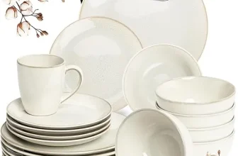 Moritz & Moritz SENSE 24-tlg. Geschirrset (6 Personen Beige) für 44,99 € inkl. Versand (statt 99,99 €)