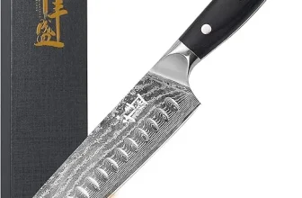 QIANFENGSHENG Damaszener Santokumesser 18 cm für 55,99 € inkl. Versand