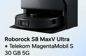 Starmobile: Roborock S8 MaxV Ultra + Signify WiZ WLAN LED-Lampe E27 + Telekom Magenta Mobil S 30 GB 5G für 34,95 € / Monat + 174,90 € einmalig