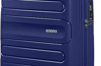 American Tourister Sunside Poussette L extensible Valise Bleu (Dark Navy) Spinner S (55 cm) für 75,00 € inkl. Versand (statt 109,95 €)