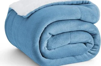 BEDSURE Kuscheldecke - Warm Sherpa Wolldecke & Sofadecke (Gr. 130 x 150 cm) für 11,87 € inkl. Prime-Versand (statt 21,00 €)