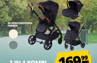 Barmøya 3-in-1 Kombi-Kinderwagen Komplettset (3 Farben) ab 152,99 € inkl. Versand