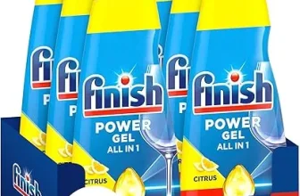 Finish Power Gel Citrus – Flüssiges Geschirrspülmittel 6er Pack (6 x 650 ml) ab 23,39 € inkl. Prime-Versand