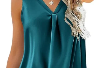 Hotouch Satin Damen Top (8 Farben, Gr. S bis XXL) für 9,09 € inkl. Prime-Versand