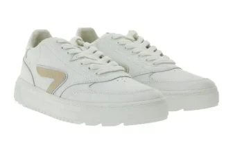 Hub Duke Damen Sneaker W50008L31-L10-947 Weiß/Beige (Gr. 38 bis 40 1/2) für 39,99 € inkl. Versand (statt 77,00 €)