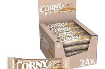 Müsliriegel Corny BIG White Chocolate 24er Pack (24 x 40 g) ab 14,22 € inkl. Prime-Versand
