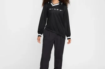 Nike Dri-FIT Langarm-Trikot FV7538-010 aus Jacquard black / lt iron ore / white für 37,88 € inkl. Versand (statt 49,99 €)