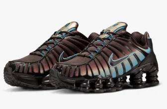 Nike – Shox Tl – Sneaker in Braun und Blau (Gr. 36, 36,5 & 38,5 bis 44,5) für 80,00 € inkl. Versand (statt 169,99 €)