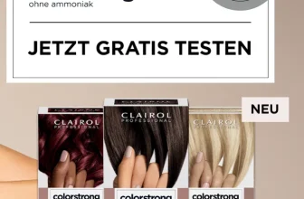 Clairol Professional colorstrong gratis testen – Haarfarbe mit Cashback (Rossmann/Müller)