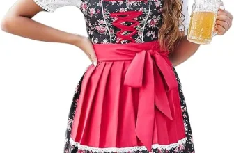 Zeagoo Damen Oktoberfest Dirndl 2-teilig (5 Farben, Gr. XS bis XXL) für 13,49 € inkl. Prime-Versand (statt 26,99 €)