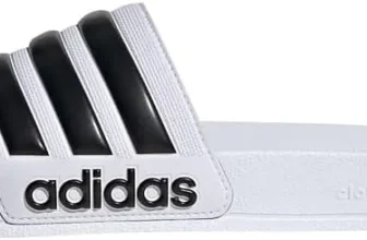 adidas Unisex Adilette Shower Slides Schiebe-Sandalen Weiß (Gr. 37 bis 54) für 15,00 € inkl. Prime-Versand
