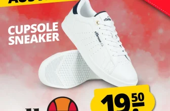 ellesse Cupsole Herren Sneaker SBSF0870-WHITE-NAVY (Gr. 41 bis 47) für 24,45 € inkl. Versand