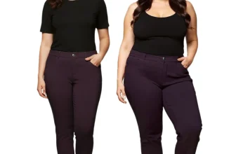 sheego Bengalin Damen Stretchhose 13399 (Gr. 44 bis 58 Plus-Size Weinrot) für 14,98 € inkl. Versand (statt 53,95 €)