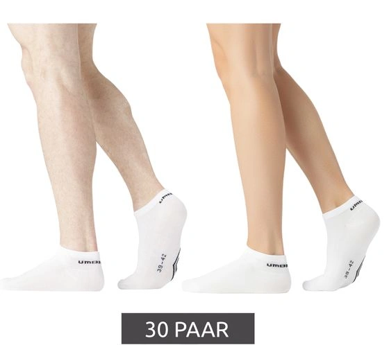 30 Paar Umbro Sport Socks Sneaker Socken Fuer Damen Und Herren Struempfe Oeko Tex Standard 100 Umg1TC5FX6 Weiss Schnäppchen, Deals Und Rabattcodes Des Tages - 30 Paar Umbro Sport Socks Sneaker Socken Für Damen Und Herren