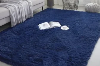 ISMOL Weicher Zottelteppich (Blau 120x180cm) für 12,02 € inkl. Prime-Versand (statt 18,00 €)