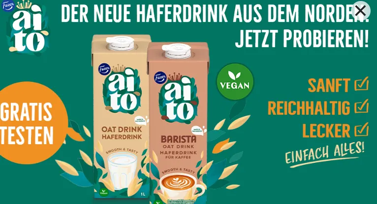 Fazer Aito Haferdrink Gratis testen