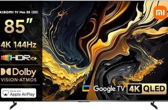 XIAOMI TV MAX 85 2025 Google TV 85 Zoll QLED 144Hz Smart TV Dolby Vision für 999,00 € inkl. Versand (statt 1.300,00 €)