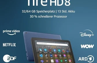 Zertifiziert und generalüberholt Fire HD 8-Tablet 8-Zoll-HD-Display 32 GB für 35,99 € inkl. Prime-Versand (statt 51,00 €)