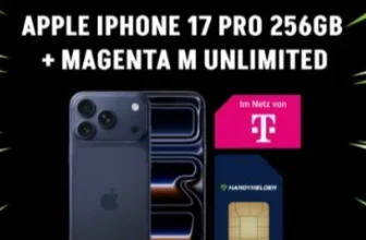 Handhelden Black Friday Deal: iPhone 17 Pro mit 256GB Speicher (339€) + Telekom Magenta M im Unlimited-Tarif 49,95€ + + 150€ RNM-Bonus & 100€ Cashback!