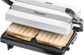 Bestron Kontaktgrill mit Auffangschale APM123W (700 W) für 11,99 € inkl. Prime-Versand