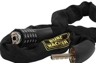 Burg Wächter Vierkantkette Fahrradschloss mit Zahlencode (280 C 90 Schwarz 90 cm) für 13,98 € inkl. Prime-Versand (statt 21,00 €)