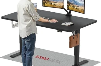 SANODESK elektrisch Höhenverstellbarer Schreibtisch 160×60 cm– ergonomischer Standing Desk mit Memory-Funktion für 104,49 € inkl. Versand (statt 160,00 €)