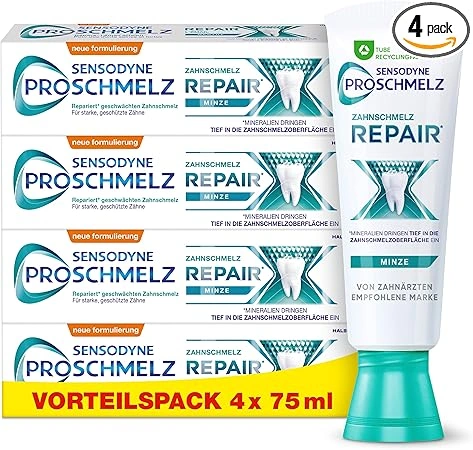 Sensodyne Zahnpasta Proschmelz Repair 4er Pack (4x75ml) ab 17,09 € inkl. Prime-Versand