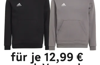 adidas Kids Hoodie ENT22 Hoody Y (2 Farben, Gr. 128 bis 176) für 17,98 € inkl. Versand
