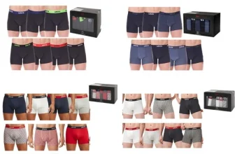 7ER Pack LEVI`S Herren Boxershorts Geschenkbox 701225625 00 (Gr. M bis XL Schwarz/Blau/Bunt) für 36,98 € inkl. Versand (statt 79,99 €)