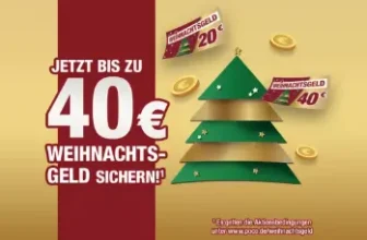 POCO Weihnachtsgeld: 20 € Gutschein ab einem Einkauf von 100,00 €