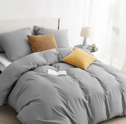 Schnäppchen, Deals und Rabattcodes des Tages - Graue 3-teilige BETSURE Bettwäsche