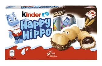 Kinder Happy Hippo Kakao 5 Stück für 1,38 € inkl. Versand (Neukunden)