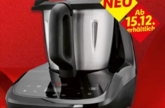Monsieur Cuisine compact ab 15.12. bei Lidl: App-gesteuerte Küchenmaschine für 199 €
