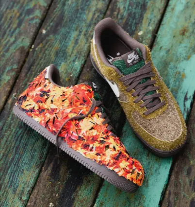 Schnäppchen, Deals und Rabattcodes des Tages - Nike Air Force 1 07 Leaf Camo Sneaker