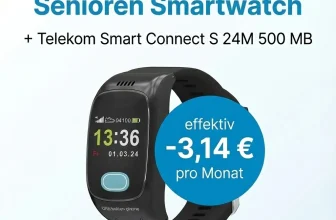 Schnäppchen, Deals und Rabattcodes des Tages - Senioren-Smartwatch Telekom Smart Connect S