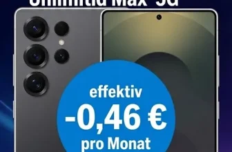 Schnäppchen, Deals und Rabattcodes des Tages - Samsung Galaxy S25 Ultra 256 GB mit o2 Guthaben und Samsung Galaxy Fit3