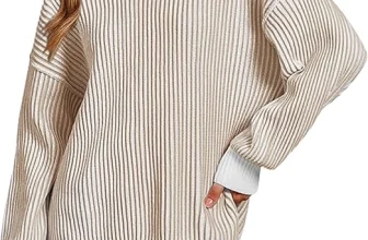 Zeagoo Damen Strickpullover Oversize (6 Farben, Gr. S bis XXL) für 16,24 € inkl. Prime-Versand (statt 24,99 €)